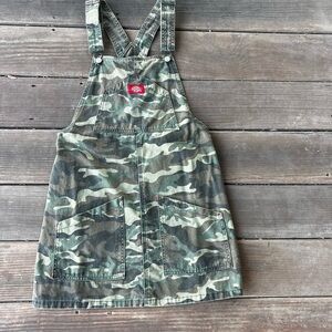 Dickies Green Camouflage Women's Overalls